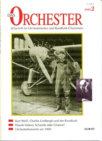 ORCH Das Orchester 1995/02  Zeitschrift