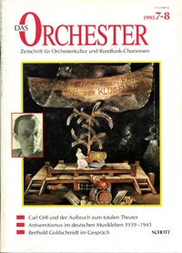 ORCH Das Orchester 1995/07-08  Zeitschrift