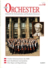 ORCH Das Orchester 1995/10  Zeitschrift