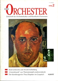 ORCH Das Orchester 1996/02  Zeitschrift