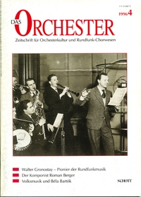 ORCH Das Orchester 1996/04  Zeitschrift