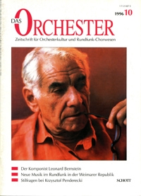 ORCH Das Orchester 1996/10  Zeitschrift