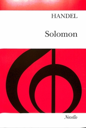 Solomon Oratorio for soli (SSSSATBB), chorus and orchestra vocal score