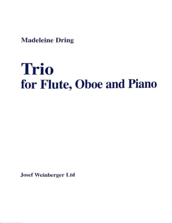 Trio for flute, oboe and piano score and parts