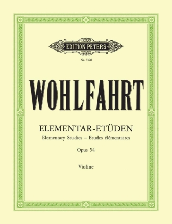 40 Elementaret�den op.54 f�r Violine