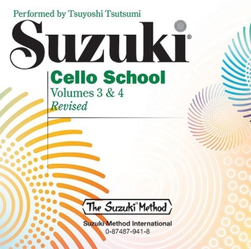 Suzuki Cello School vol.3-4 CD performed by Tsuyoshi Tsutsumi