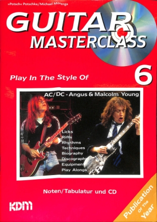 Guitar Masterclass Band 6 (+CD) Pay in the style of AC/DC Angus and Malcom Young (Noten+Tab)