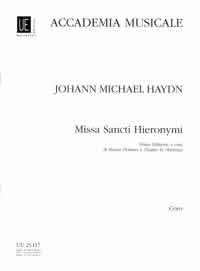 Missa Sancti Hieronymi f�r Soli: Sopran, Alt, Tenor, Bass, Chor SATB und Blasorchester