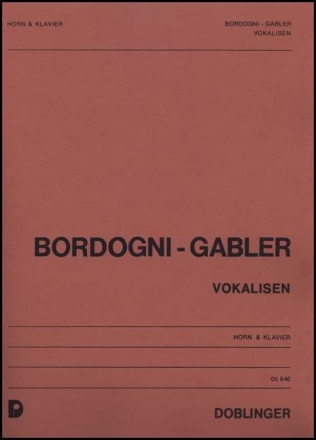 Vocalisen f�r Horn in F und Klavier