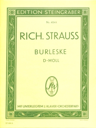 Burleske d-Moll f�r Klavier und Orchester f�r 2 Klaviere