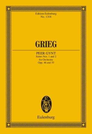 Peer Gynt Suiten op.46 und op.55 f�r Orchester Studienpartitur