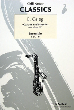 Gavotte und Musette aus op.40 f�r 5 Saxophone (SAATB) Partitur und Stimmen