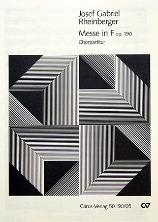 Rheinberger, Josef Gabriel: Missa in F Coro TTBB, Org CH CP