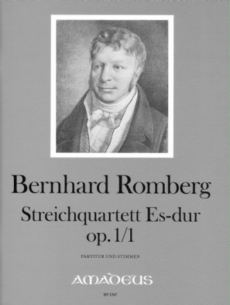 ROMBERG B. Streichquartett I in Es-dur, op. 1/1 2 Violinen, Viola, Violoncello