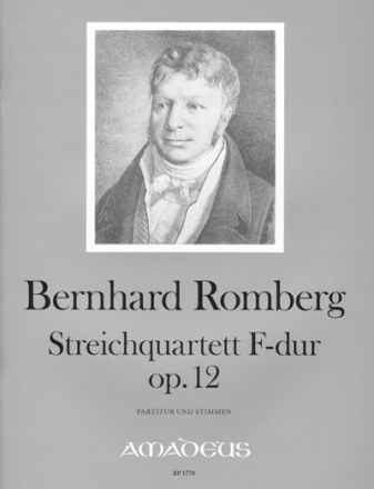 ROMBERG B. Streichquartett IV in F-dur op.12 2 Violinen, Viola, Violoncello