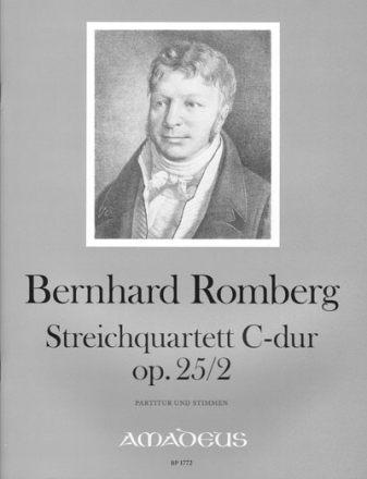 ROMBERG B. Streichquartett VI in C-dur op.25/2 2 Violinen, Viola, Violoncello