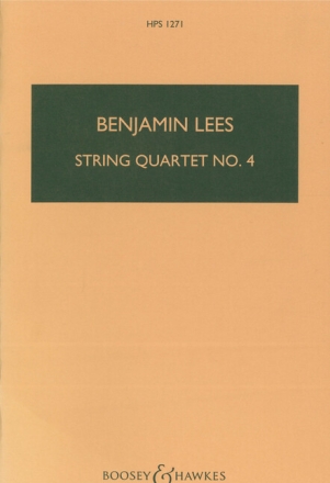 Streichquartett Nr. 4 HPS 1271 f�r Streichquartett Studienpartitur