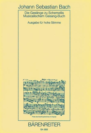 Schemelli-Gesangbuch, 1736 f�r hohe Stimme und Klavier