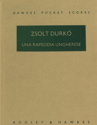 Rapsodia Ungherese HPS 845 f�r Orchester Studienpartitur