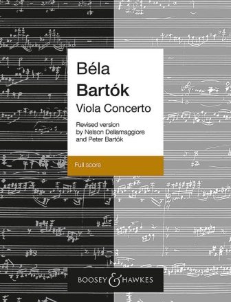 Violakonzert op. posth. f�r Viola und Orchester Partitur