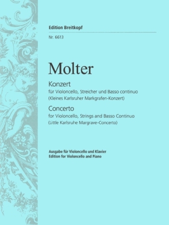 Concerto f�r Violoncello und Streichorchester f�r Violoncello und Klavier