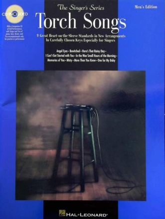 TORCH SONGS (+CD) 9 GREAT HEART-ON-THE- SLEEVE STANDARDS FOR VOICE AND PIANO (MEN'S EDITION)