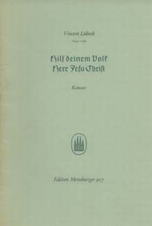 Hilf deinem Volk, Herr Jesu Christ B, 4st. gemischter Chor, Streicher, Bc