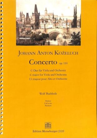 Concerto C-Dur op.110 f�r Viola und Klavier Partitur