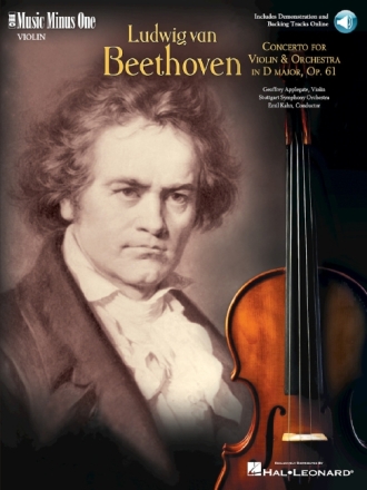 Music minus one Violin (+ 2 CD's) violin concerto D major op.61