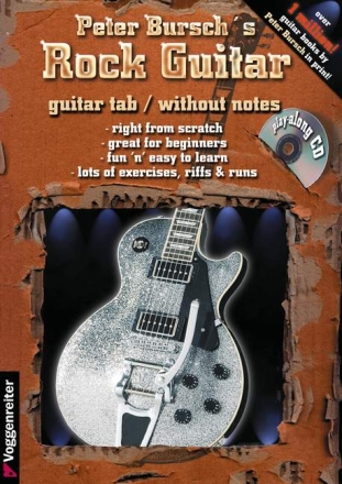 Rock Guitar (+CD, en) with guitar tab, without notes 