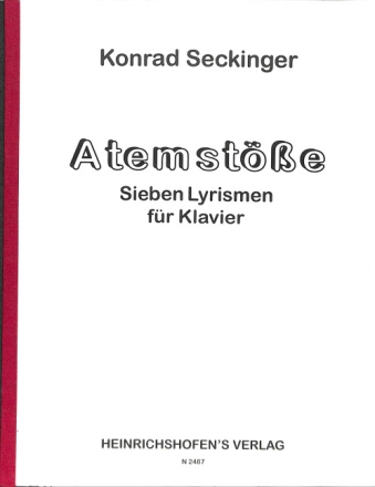 Konrad Seckinger Atemst��e. Klav