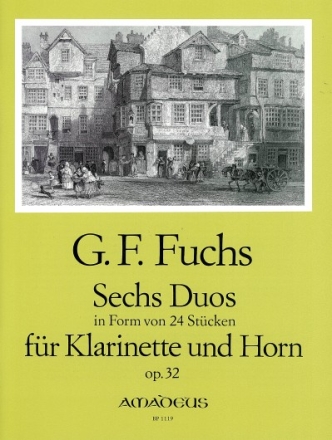 6 Duos in Form von 24 St�cken op.32 f�r Klarinette und Horn 2 Spielpartituren