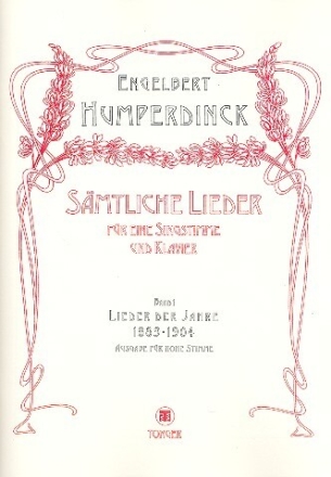 S�mtliche Lieder Band 1: Lieder der Jahre 1889-1904 f�r hohe Singstimme und Klavier