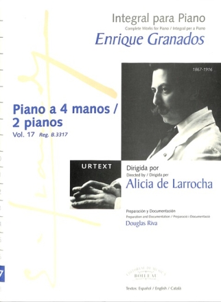 Integral para Piano vol.17 Piano a 4 manos / 2 pianos para piano