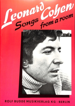 Leonard Cohen: Songs from a Room Songbook vocal/guitar/tab