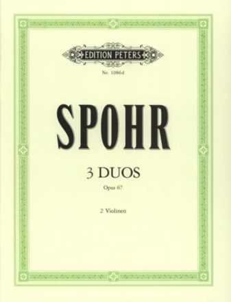 3 Duette op.67 f�r 2 Violinen Stimmen