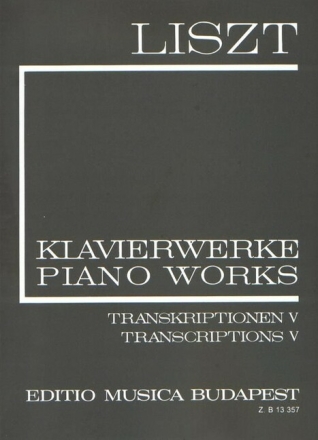 Klavierwerke Serie 2 Band 20 Transkriptionen Band 5 broschiert