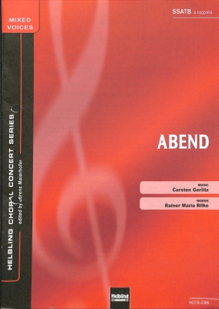 Abend   f�r gem Chor (SSATB) a cappella Chorpartitur