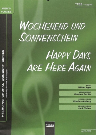 Wochenend und Sonnenschein f�r M�nnerchor a cappella Chorpartitur (dt/en)
