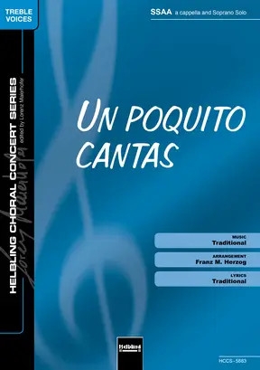 Herzog, Franz M. (Arr.) Un poquito cantas SSAA