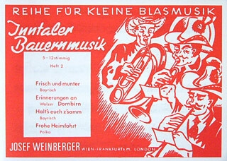 Inntaler Bauernmusik Band 2 f�r kleine Blasmusik Stimmensatz
