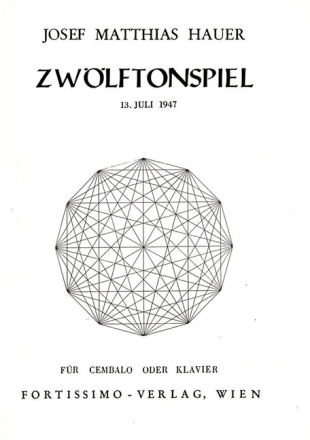 Zw�lftonspiel 13. Juli 1947 f�r Cembalo (Klavier)