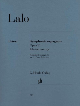 Symphonie espagnole op.21 f�r Violine und Orchester f�r Violine und Klavier