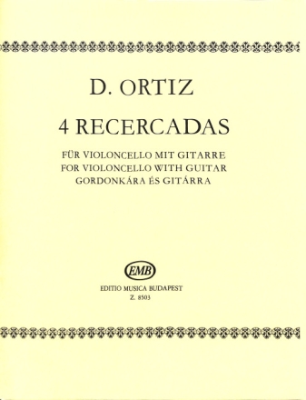 4 Recercadas f�r Violoncello und Gitarre