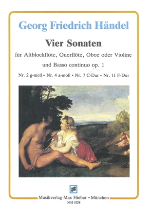 4 Sonaten aus op.1 f�r Altblockfl�te und Bc