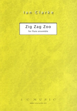 Zig Zag Zoo  for flute ensemble score and parts