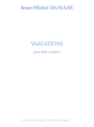 Variations pour fl�te et piano