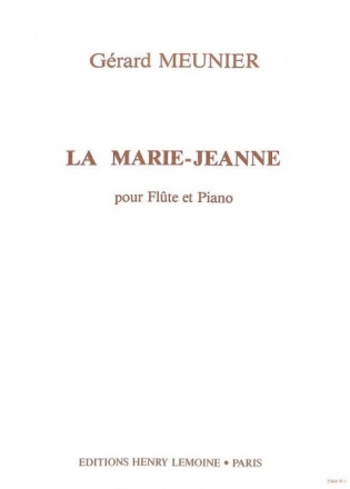 La Marie-Jeanne pour fl�te et piano