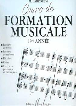 Cours de formation musicale vol.1 premi�re ann�e