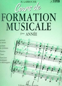 LABROUSSE Marguerite Cours de formation musicale Vol.3 Formation musicale partition